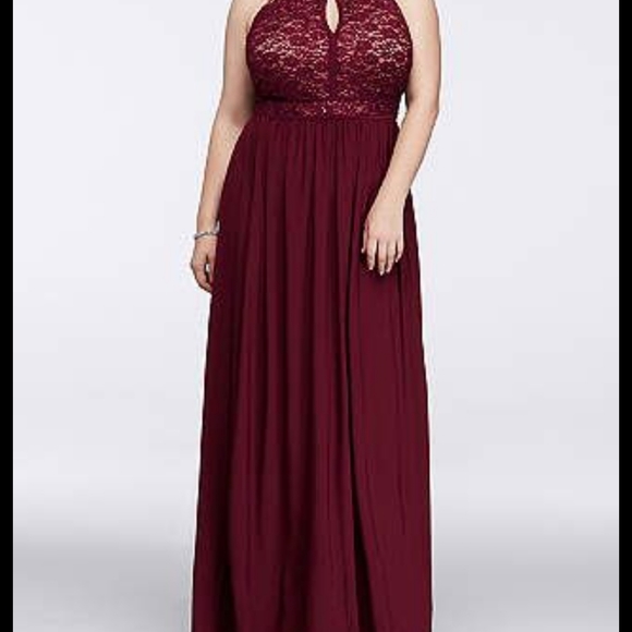 davids bridal key hole dress - Picture 2 of 2